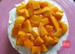 巧克力淋面水果蛋糕的做法图解3