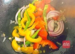 三椒炒冷面的做法图解6