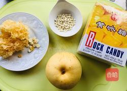 川贝冰糖炖银耳雪梨汤的做法图解1