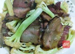 腊肉炒花菜的做法图解8