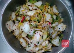 朝鲜泡菜辣白菜罗卜片的做法图解5