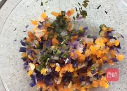 什锦蔬菜蒸鸡蛋糕的做法图解6