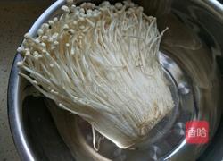 肉末金针菇的做法图解1