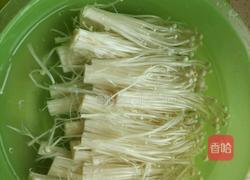 肉末金针菇的做法图解2