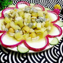 鲜果炒鸡丁的做法[图]