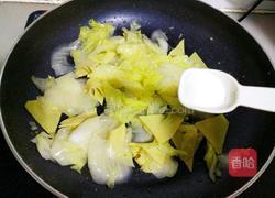 白菜炒干豆腐的做法图解9