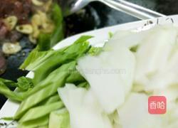 香肠炒棒菜 的做法图解8
