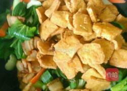 豆泡油菜的做法图解5