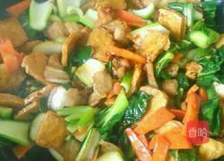 豆泡油菜的做法图解6