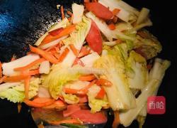 小炒娃娃菜的做法图解4