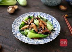香菇炒油菜的做法图解13