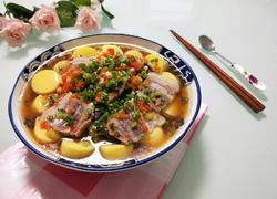 五花肉蒸豆腐