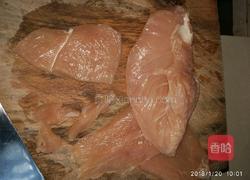 孜然鸡柳的做法图解1