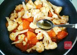 番茄炒菜花的做法图解8