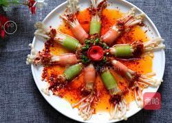 五彩金针菇卷的做法图解15