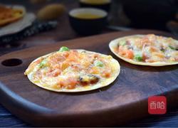 饺子皮披萨的做法图解12