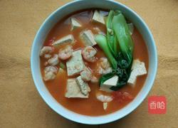 西红柿虾仁豆腐汤的做法图解8