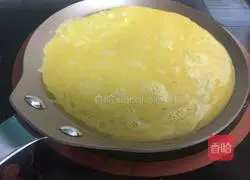 Illustration of how to make Japanese omelette rice 9