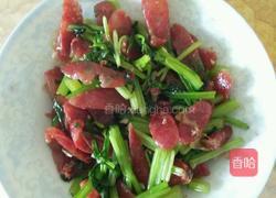 芹菜炒腊肠的做法图解6
