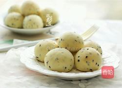 芝麻肉松麻薯：老少皆宜的咸口小点的做法图解10