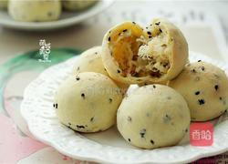 芝麻肉松麻薯：老少皆宜的咸口小点的做法图解11