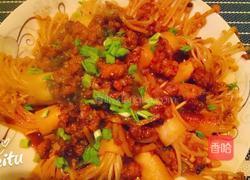 豆腐卷金针菇的做法图解10