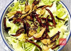 鲁菜大师蒋家常菜香辣圆白菜的做法图解6