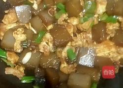 凉粉炒鸡蛋的做法图解4