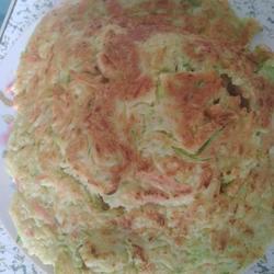 西葫芦火腿饼子外酥里嫩宝宝超爱吃的的做法[图]
