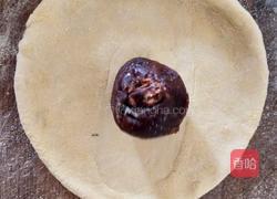 发面玉米豆沙饼的做法图解6