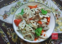 五彩藕片的做法图解7