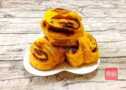 南瓜豆沙卷的做法图解13