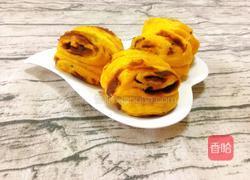 南瓜豆沙卷的做法图解1