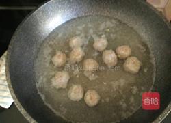 油菜粉丝丸子汤的做法图解6