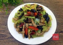 莴笋炒肉的做法图解12