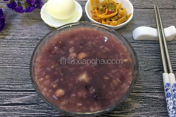 薏米茯苓紫薯粥