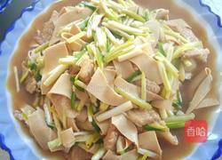 蒜苗干豆腐的做法图解7