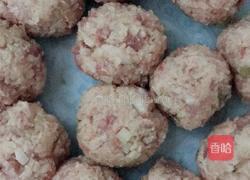 莲藕丸子的做法图解2