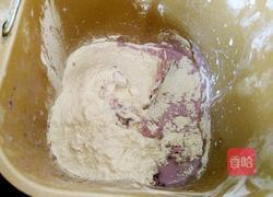 麻薯馅紫薯包的做法图解3