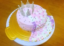 少女心皇冠蛋糕（6寸）