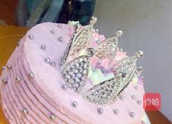 少女心皇冠蛋糕（6寸）的做法图解14