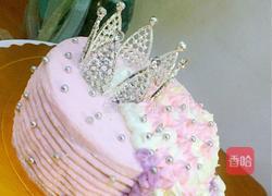 少女心皇冠蛋糕（6寸）的做法图解15