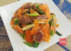 腊肠小炒鲜蔬的做法图解10