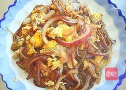 紫圆葱炒蛋的做法图解6