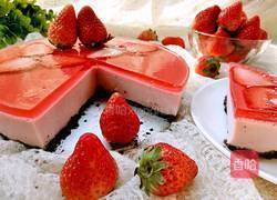 草莓慕斯蛋糕(8寸)的做法图解1