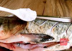 泡椒豇豆烧全鱼的做法图解4