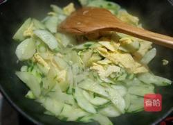 黄瓜炒蛋的做法图解5