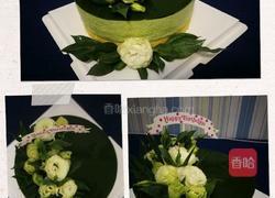 抹茶榴莲慕斯蛋糕的做法图解1