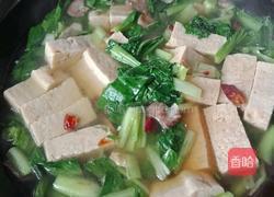 冻豆腐炖小白菜的做法图解5