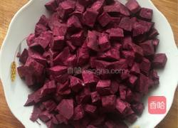 奶香紫薯包的做法图解2